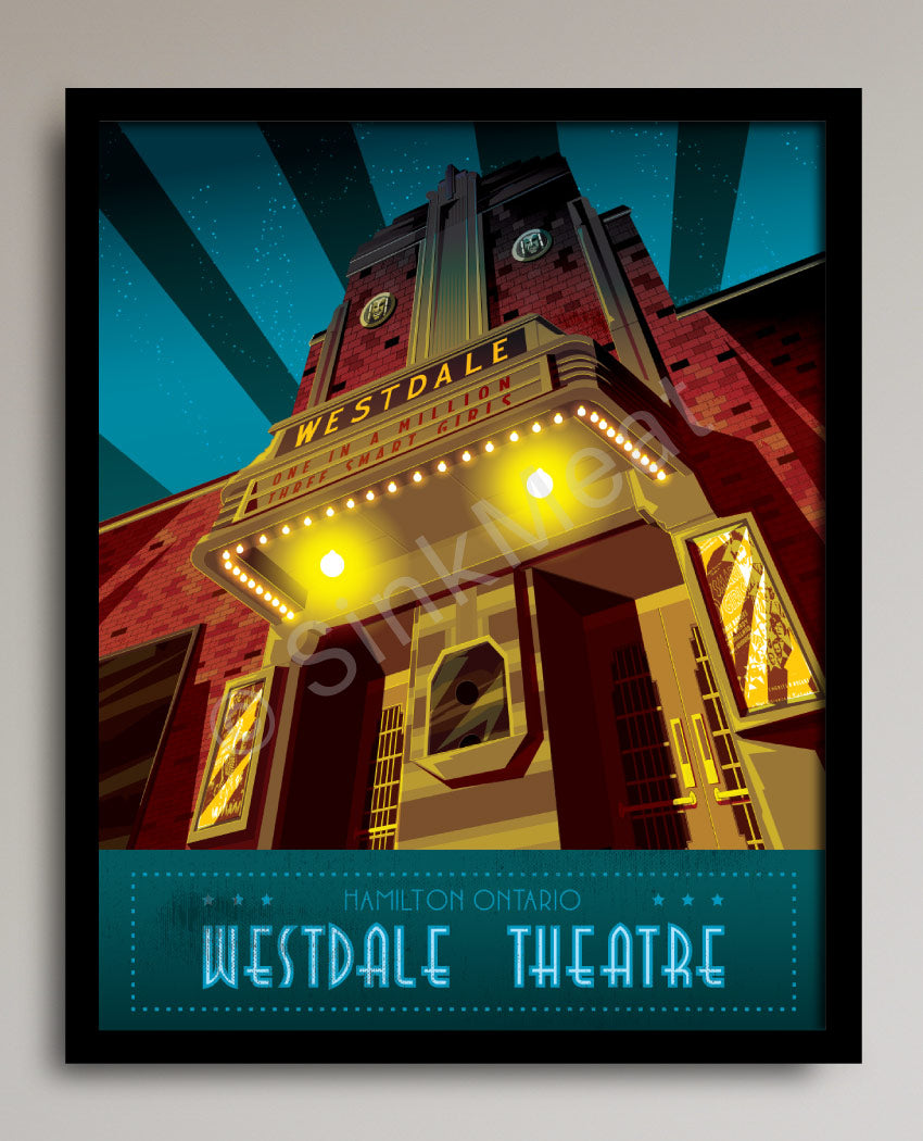 Westdale Theatre, Hamilton 16x20 No Border Discontinued – The
