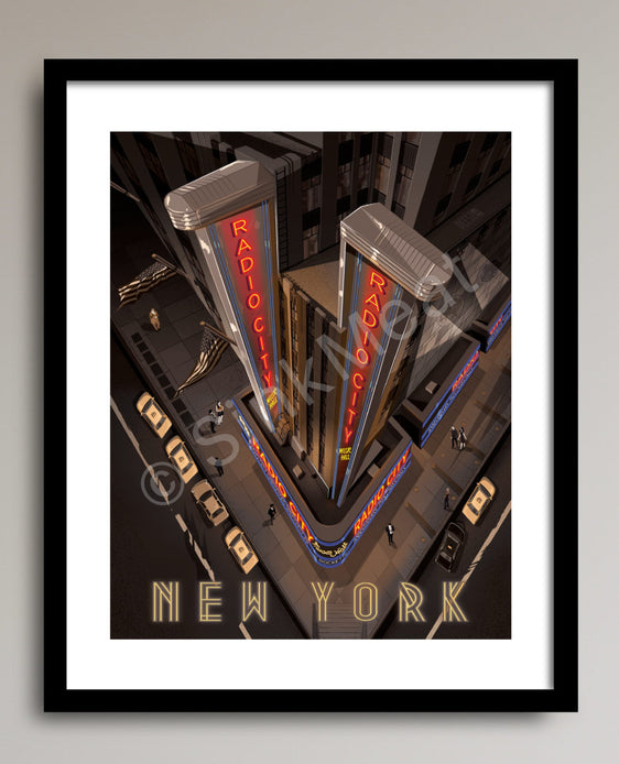 Radio City Music Hall Art Print