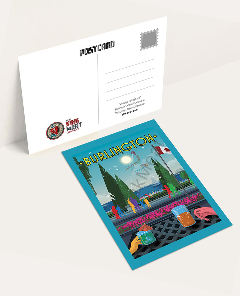Burlington Waterfront Postcard
