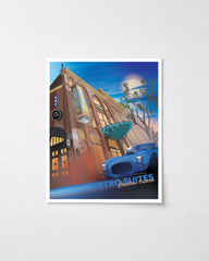 Chatham Ontario Retro Suites Art Print