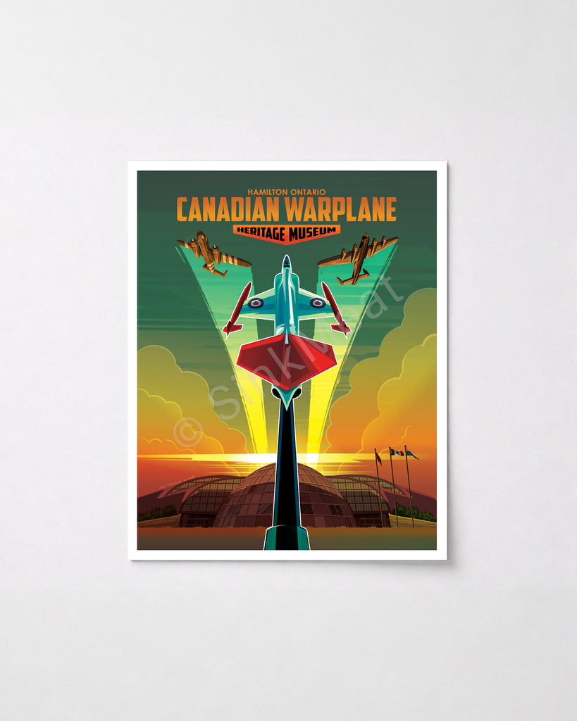 Canadian Warplane Museum Art Print