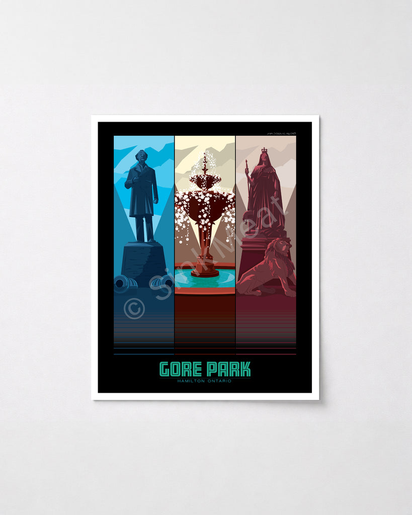 Gore Park Monuments Art Prints