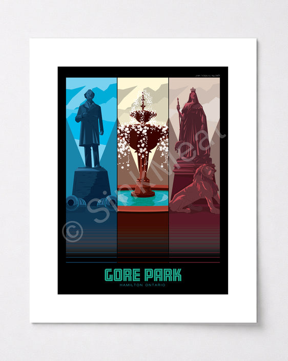 Gore Park Monuments Art Prints
