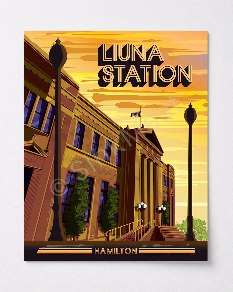 Liuna Train Station 16x20 No Border