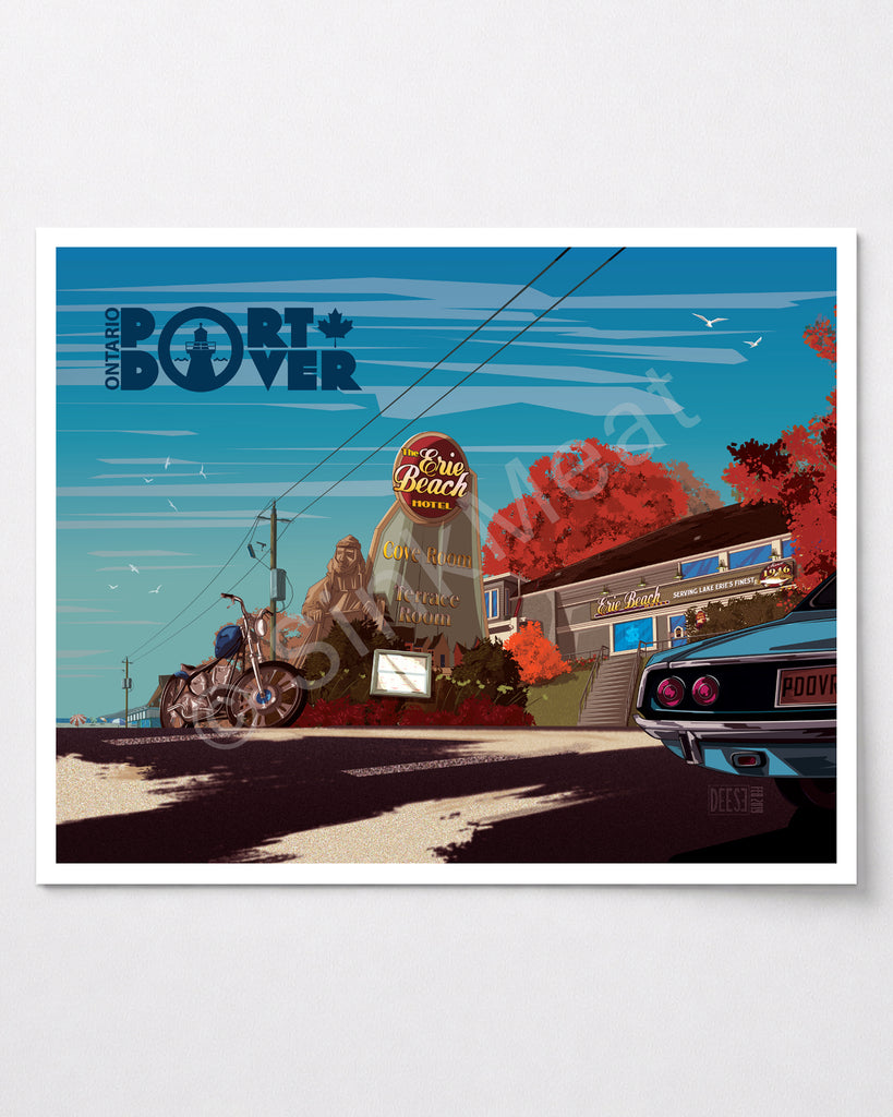 Erie Beach Art Print