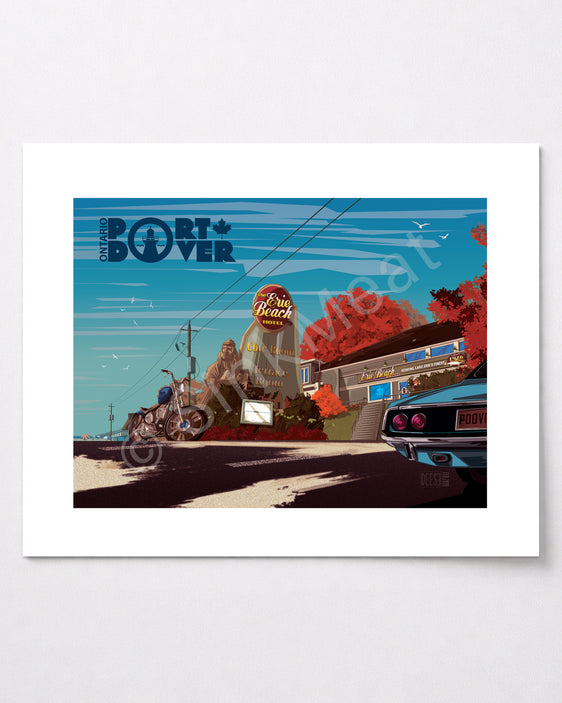Erie Beach Art Print