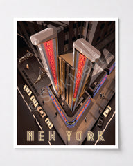 Radio City Music Hall Art Print