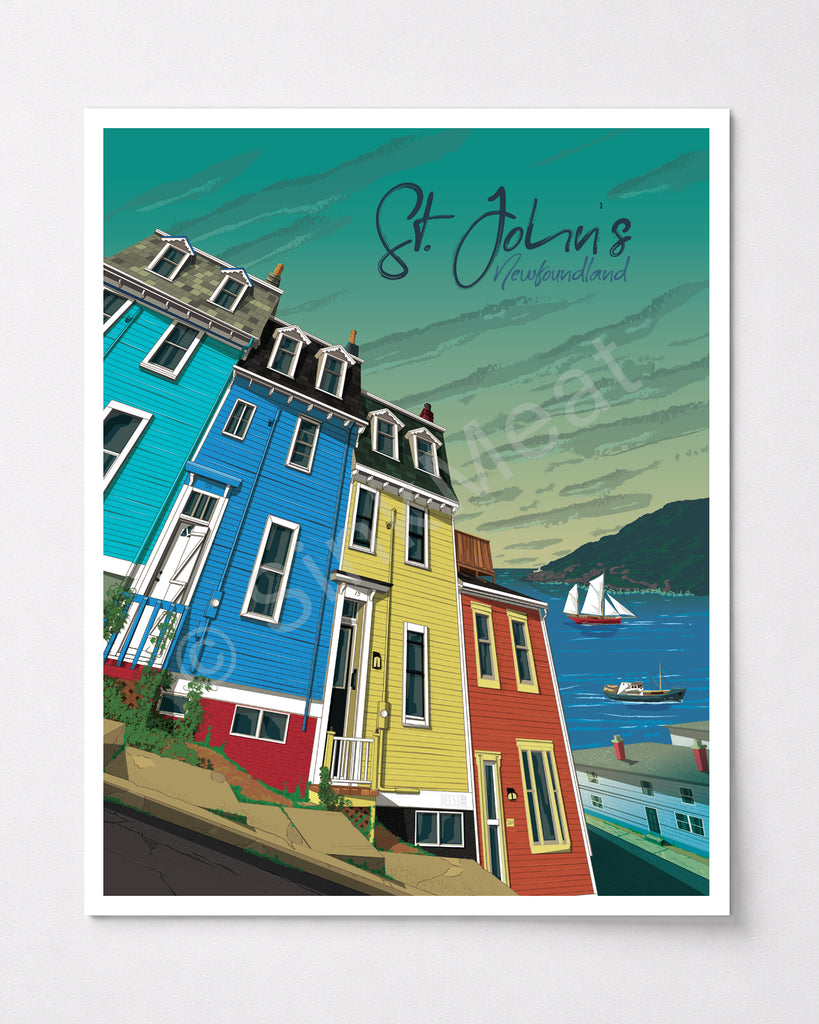 St. John's Newfoundland Art Print