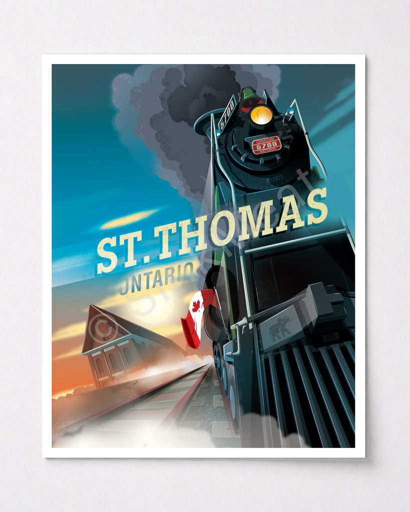 St. Thomas Ontario Art Print