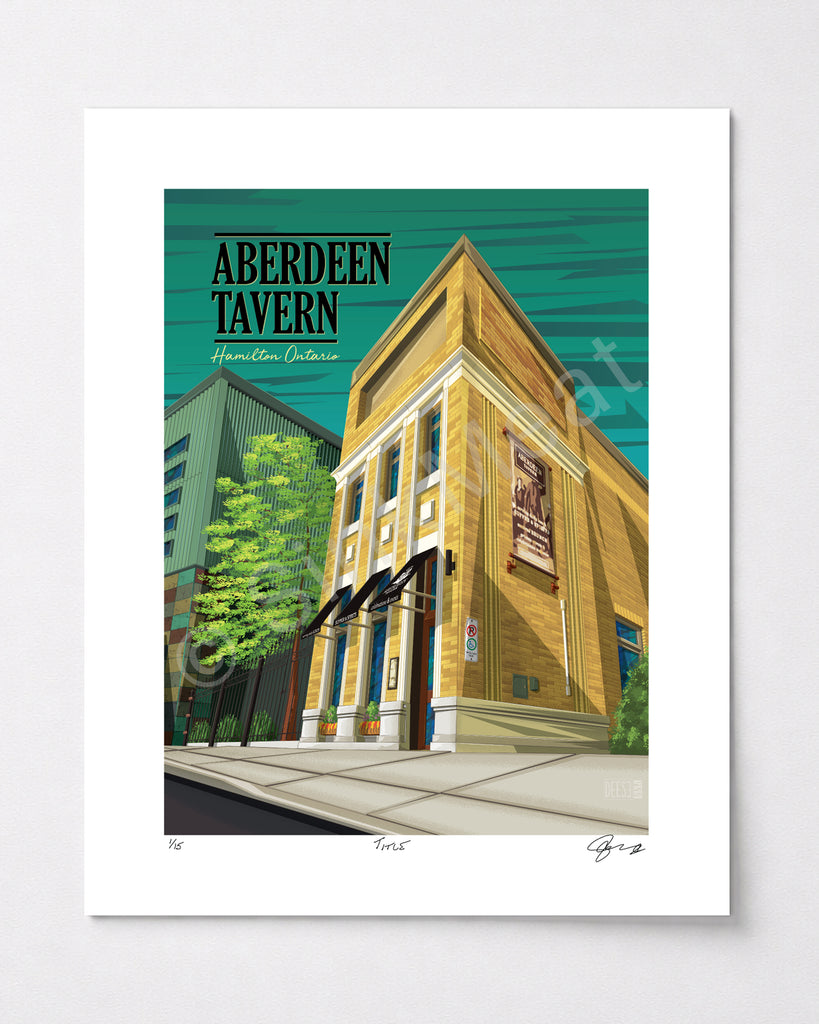 Aberdeen Tavern Art Print