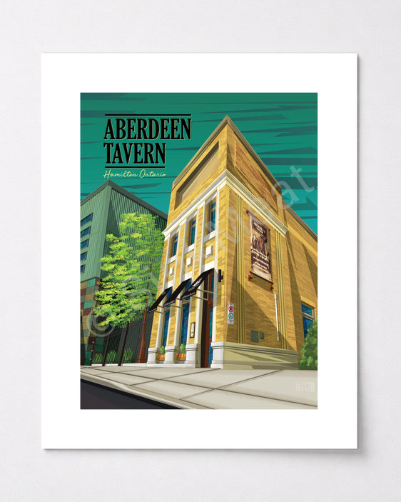 Aberdeen Tavern Art Print