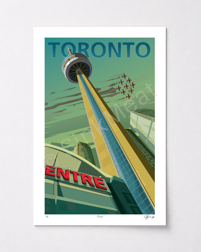 CN Tower Toronto Art Print
