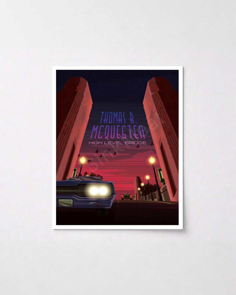 Mc Questen Bridge Art Print