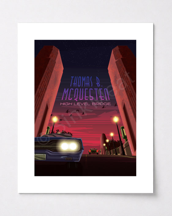 Mc Questen Bridge Art Print