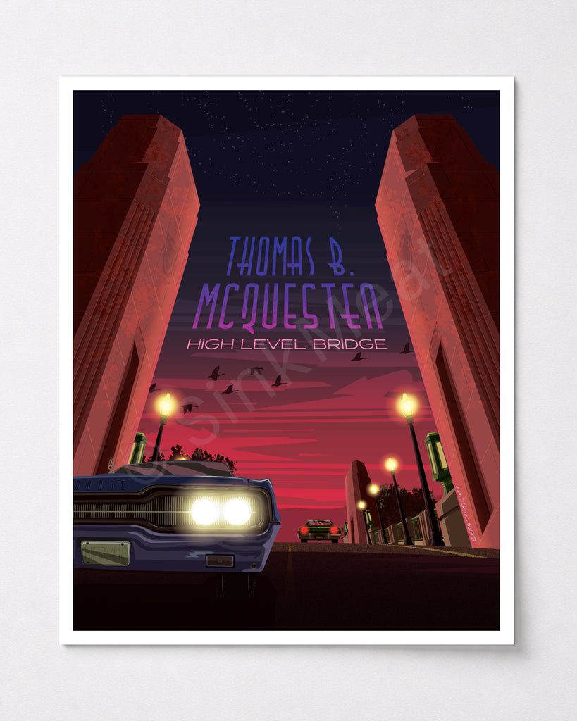 Mc Questen Bridge Art Print