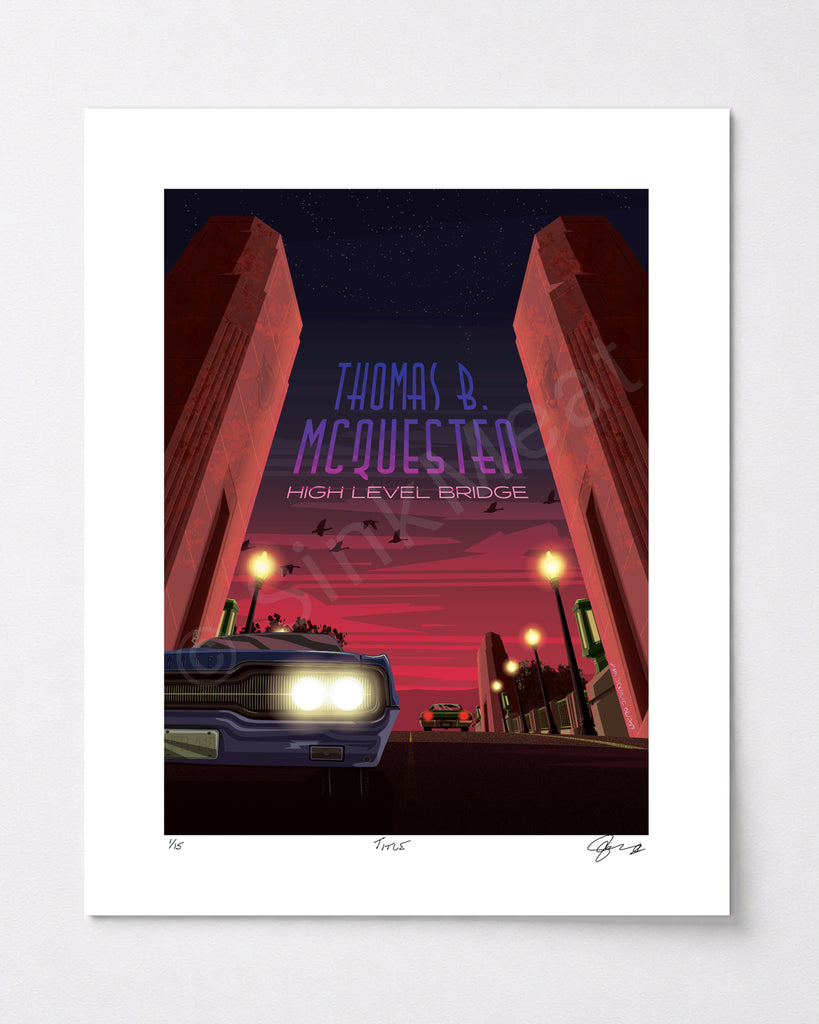 Mc Questen Bridge Art Print