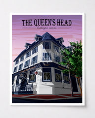 The Queen's Head Pub Art Print