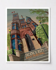 Scottish Rite Building Art Print