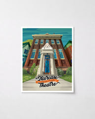 Staircase Theatre Art Print