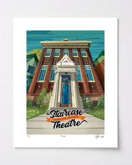 Staircase Theatre Art Print