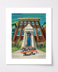 Staircase Theatre Art Print