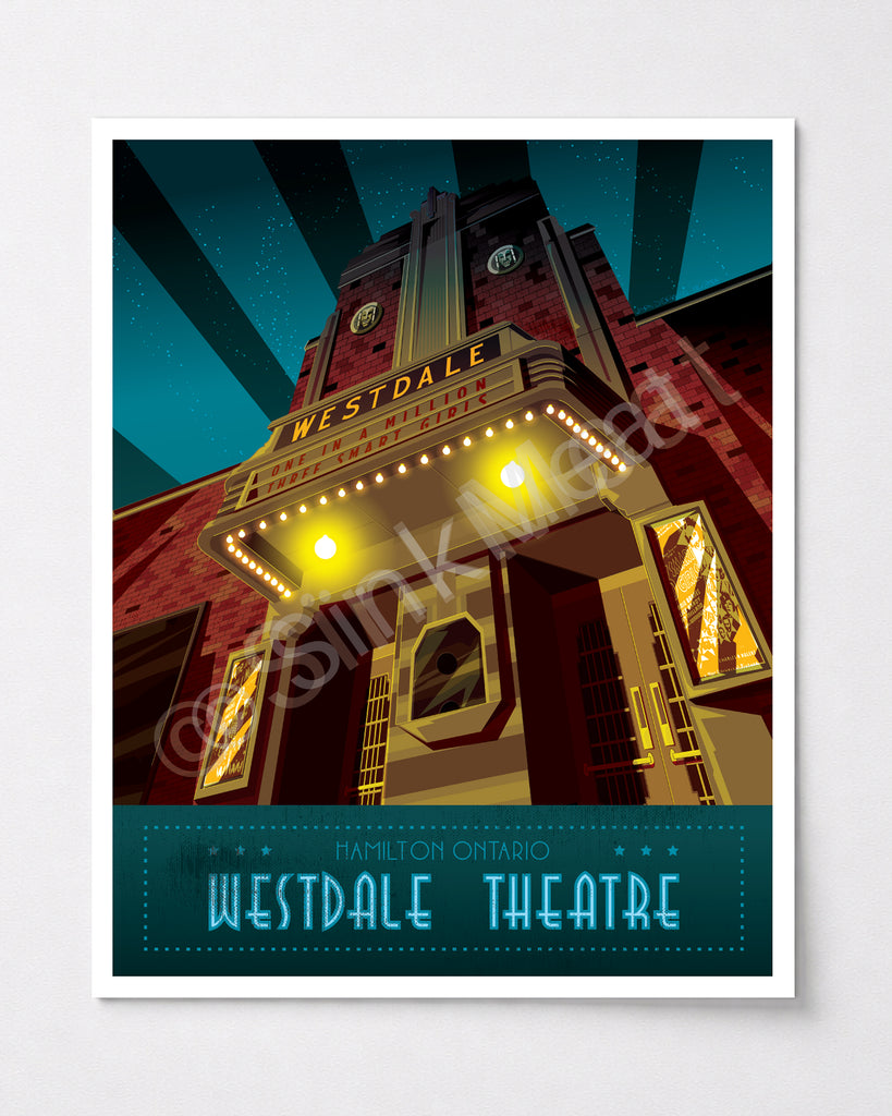 Westdale Theatre Art Print