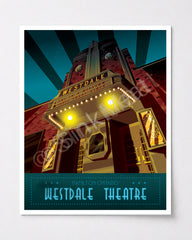 Westdale Theatre Art Print