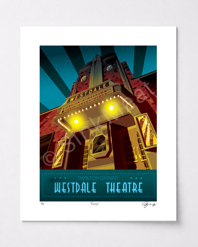 Westdale Theatre Art Print