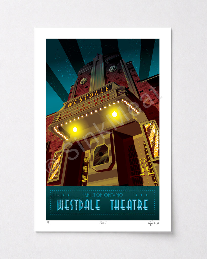 Westdale Theatre Art Print