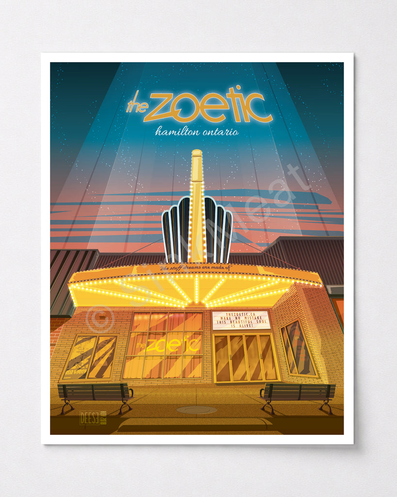 The Zoetic Theatre Art Print