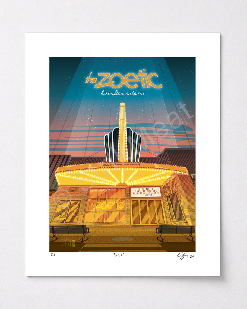 The Zoetic Theatre Art Print