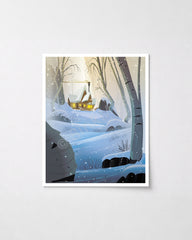 Winter Snowasis Art Print
