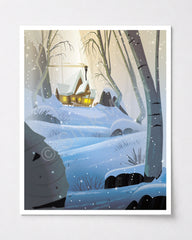 Winter Snowasis Art Print
