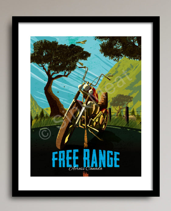 Free Range Canada Art Print