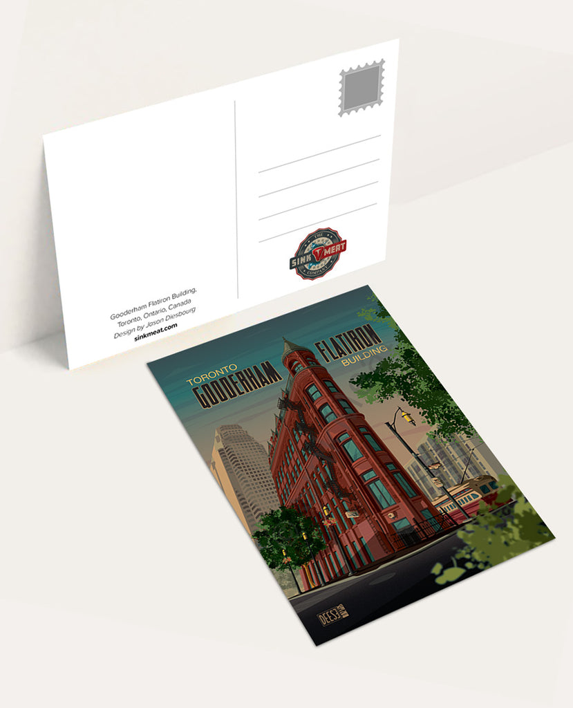 Gooderham Flatiron Building Postcard
