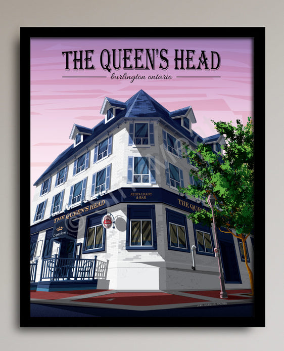 Queen's Head Pub 16x20 No Border