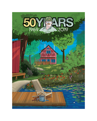 Sanders 50th Cabin Art Print