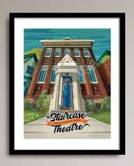 Staircase Theatre Art Print