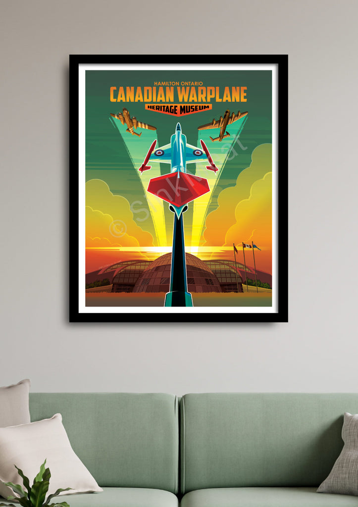 Canadian Warplane Museum Art Print